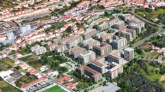 Recreaci�n del proyecto urban�stico de Mallou, con un edificio de trece alturas y una zona de transici�n hacia las viviendas ya existentes