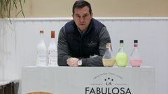 �scar Lorenzo, en la cafeter�a El Congreso. 