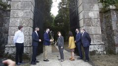 La vipresidenta Carmen Calvo presidi� el s�bado, 26 de junio, la apertura simb�lica de las puertas del pazo de Meir�s