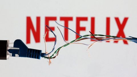 Ilustraci�n con el logotipo de Netflix