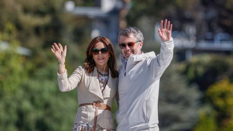 El rey Federico de Dinamarca y la reina Mary