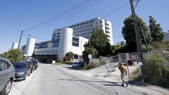 En el hospital Montecelo, en Pontevedra, se atiende a 7 pacientes de covid, 6 en planta y uno en la uci