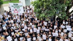 Cedeira y Cerdido muestran su rechazo al recorte en la plantilla del IES Punta Candieira.
