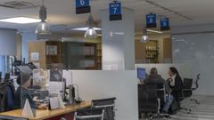 Funcionarios del Rexistro Xeral de la Xunta, en una imagen de archivo. 