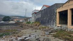 La playa de A Barqui�a, que los vecinos piden que se recupere.
