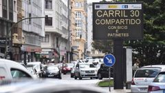 Los 30 km/h mandan en las calles de A Coru�a