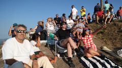 El eclipse en el Pico Sacro, en Boqueix�n