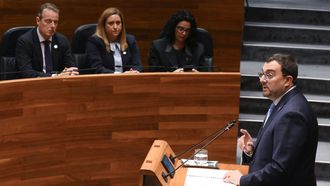 El presidente del Principado, Adri�n Barb�n 