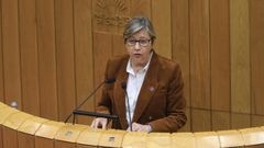 Rosa Quintana, en su comparecencia en el Parlamento