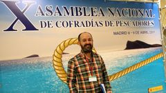 Basilio Otero, en abril del 2017, cuando se present� por primera vez a la presidencia de las cofrad�as espa�olas