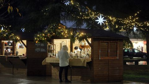 Mercado de Nadal, en Vilagarca.