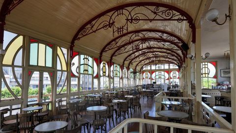 Interior de la Terraza de Sada.