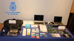 Objetos localizados en los registros de la operaci�n, bautizada como Mistral