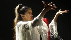 Concierto de Rosalia en Santiago durante las Festas do Ap�stolo
