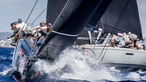 Imagen de una embarcacin durante la anterior edicin de la Copa del Rey MAPFRE