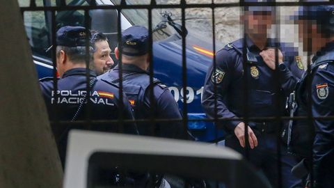 Rafael Amargo, el pasado mes de marzo declarando tras ser detenido acusado de traficar con drogas