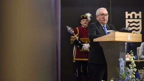 Entrega dos premios Cidade de Pontevedra a Fernando Pintos e Polo Correo do Vento