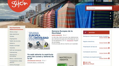 La web del Ayuntamiento de Gij�n