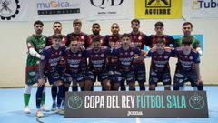Los noieses, en su visita al Tafa en la primera ronda del torneo.