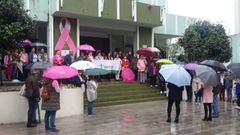 Imagen de archivo de una actividad de la Asociaci�n Contra el C�ncer en Foz (antes de la pandemia)