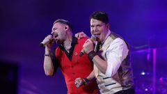 Andy y Lucas durante su ltimo concierto en Madrid.