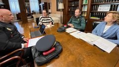 Maica Larriba presidi� la reuni�n de coordinaci�n del operativo policial