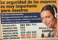 Los tel�fonos y consejos. 