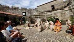 Imaxe de archivo dunha xornada de artesan�a ao vivo (2025) no Castelo de Vimianzo.