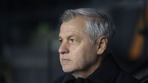 Bruno G�n�sio, durante el partido de este viernes entre Celta y Lille.