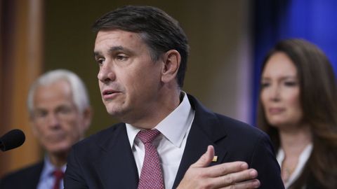Todd Blanche, durante una comparecencia en Washington