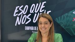 Cristina Vali�o, directora de operaciones del Racing de Ferrol