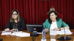 La alcaldesa de Lugo, Elena Candia, y la concejala de gobierno no adscrita, Mar�a Reigosa