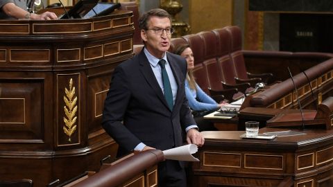 Feijoo: �Van a amnistiar actos de otros pero la historia no les amnistiar� a ustedes�