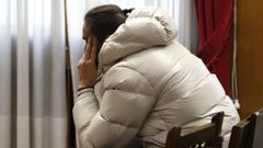 El acusado, durante la vista en la que se reconoci culpable de los dos delitos que se le imputaban