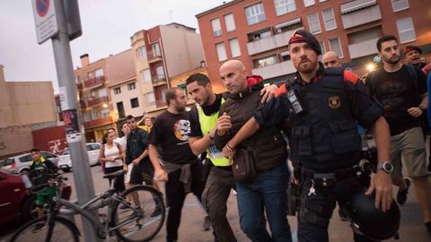 Huelga general en Catalu�a.