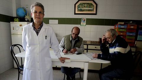 Sor Clara Alonso, en el Refugio Padre Rubinos