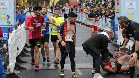 Carrera de San Martiño en Ourense.