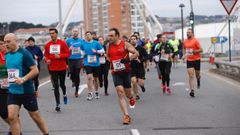 Imagen de archivo del 2025 durante la pasada edici�n de la carrera popular que discurre por Matogrande, Xux�n y el entorno de la UDC