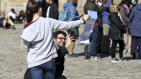 La recuperación del turismo está tirando con mucha fuerza en la creación de empleo en Santiago y su área de influencia