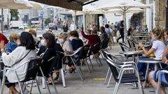 Imagen de archivo de una terraza en la Marina