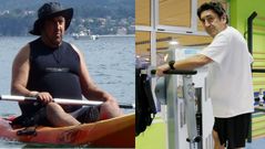 Ignacio de Marco, antes y despu�s de llevar a cabo la receta deportiva de Abegondo