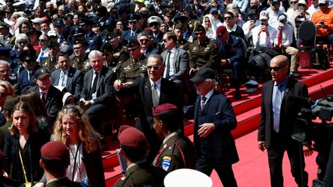 Steven Spielberg y Tom Hanks asistieron a la ceremonia 