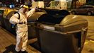 Recogida de basura y desinfección a tres turnos: mañana, tarde y noche
