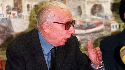 Luis Torras en Vigo en el a�o 1999