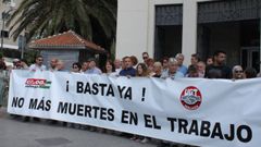 Concentraci�n contra la siniestralidad laboral 
