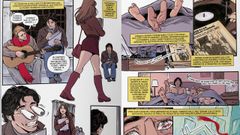 Una de las pginas del libro ilustradas por Aneke.