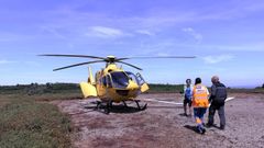 Evacuaci�n de emergencia en la isla de Ons