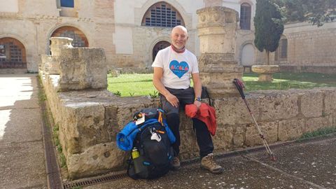 D�maso Rodrig�guez es presidente de la Asociaci�n de Amigos del Camino de Santiago Complutense