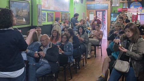 Actividad celebrada esta semana para promocionar Mel de Galicia en Viana do Bolo