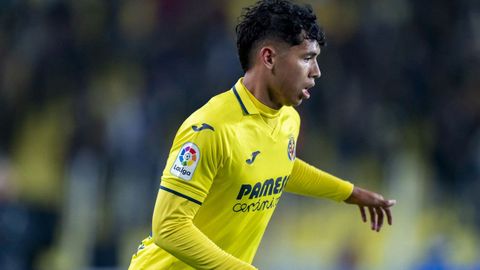 Luis Quintero, durante su etapa en el Villarreal